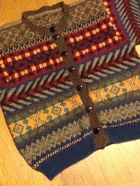 Child's Fair Isle Cardigan