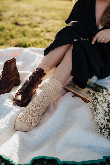 Spring Cottage Socks
