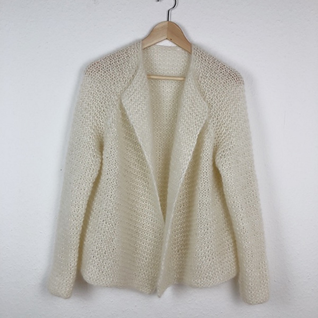 KARLA Raglan Kurzjacke mit breiter Blende