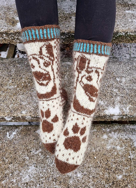 German Shepherd socks