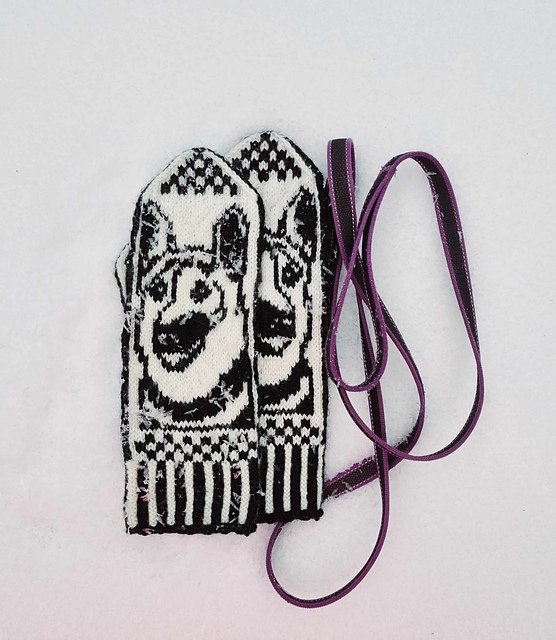German shepherd mittens
