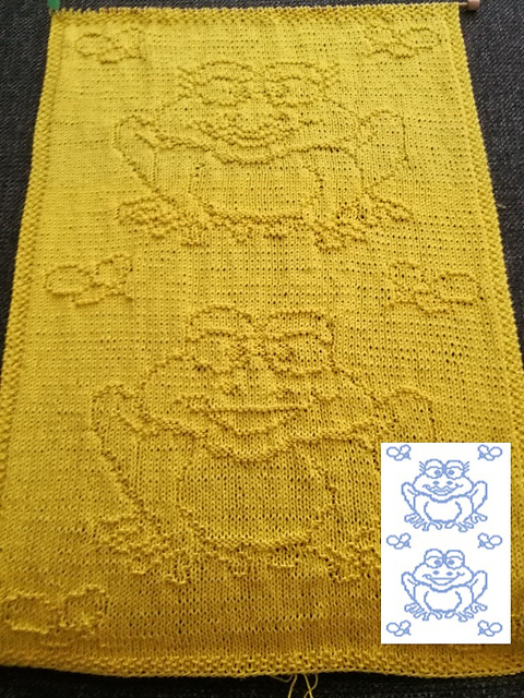 Nr. 63 Frog girl and boy guest towel