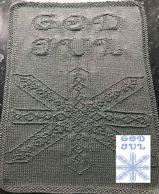 Nr. 356 – 20 – 9. Snowflake God Jul guest towel