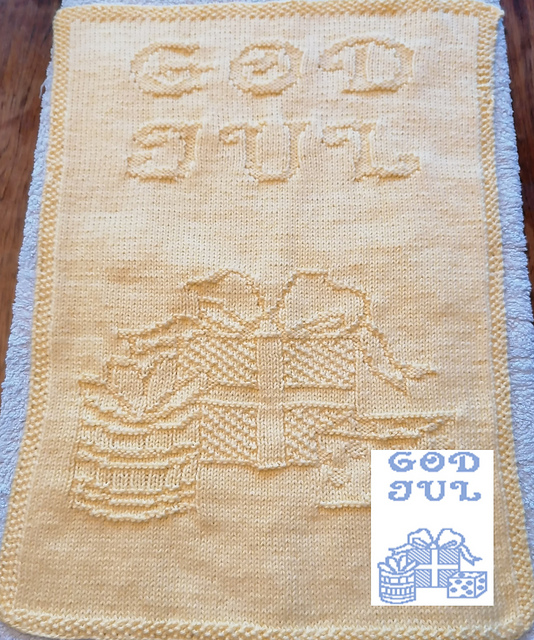 Ravelry: Nr. 368 15. Julegaver God Jul gæstehåndklæde pattern by Lotte ...