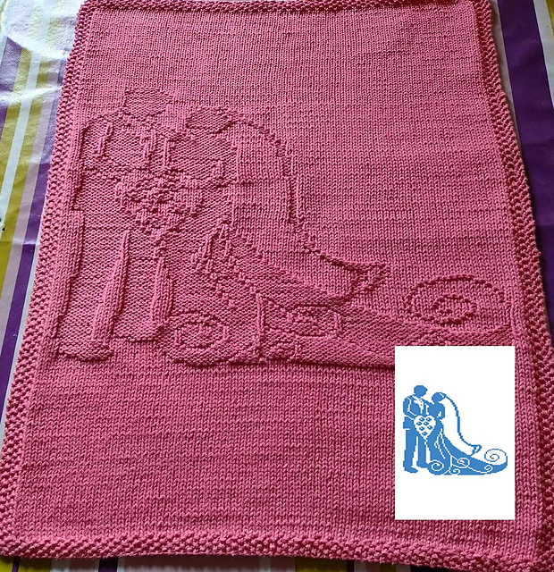 Nr. 754 – Wedding –  large veil guest towel