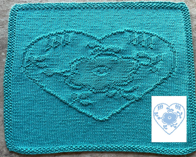 Nr. 669 - Royal Copenhagen Heart 89 stitches
