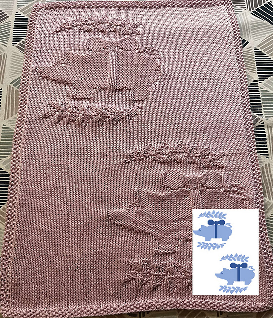 Nr. 861 – 25 – 23. Christmas Pig guest towel