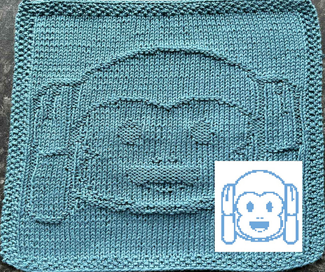 Nr. 888 Monkey Don't Hear 65 stitches