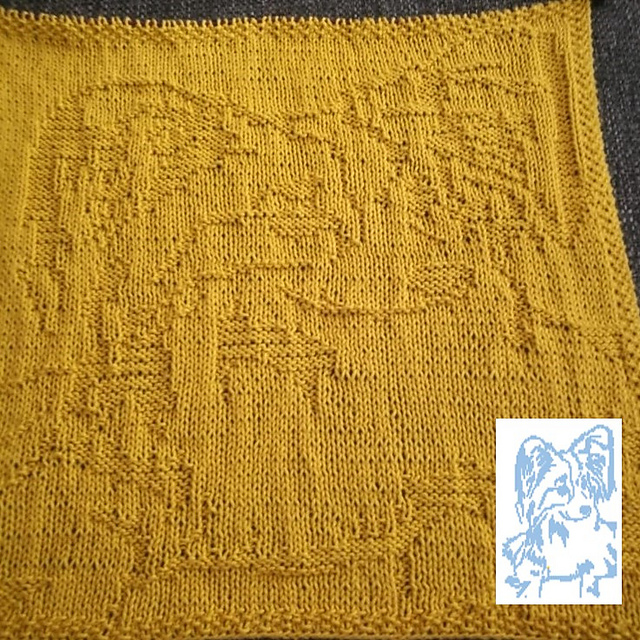 Nr. 47 Papillon dog 89 stitches