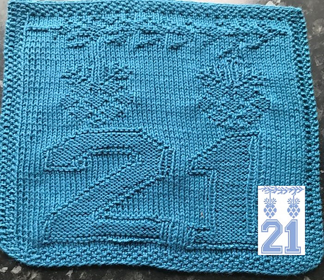 Nr. 286 – 21 – 21. Pine Cones 65 stitches