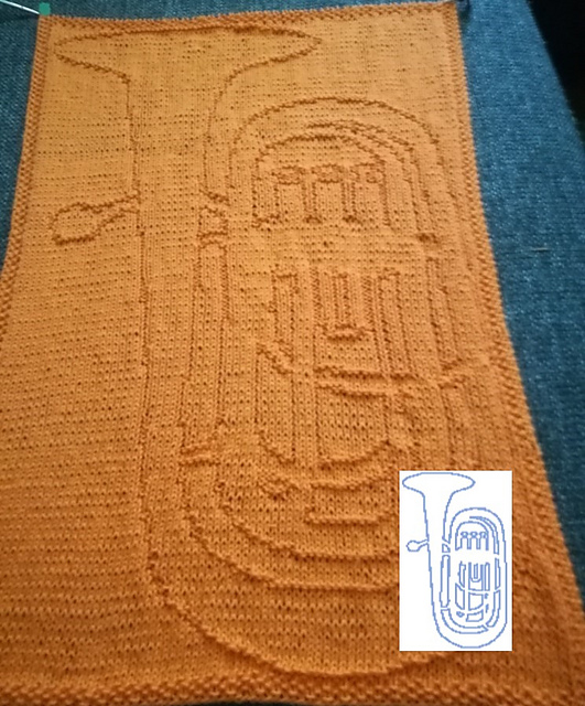 Nr. 493 Baritone instrument guest towel