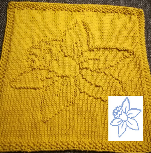 Nr. 498 Daffodil head 65 stitches
