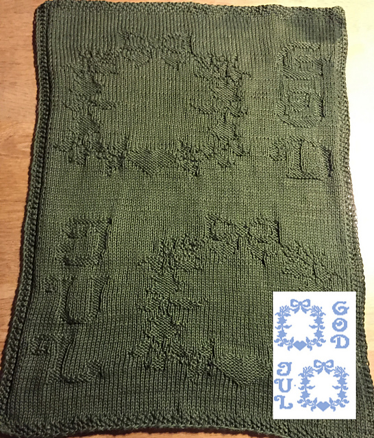 Nr. 334 – 19 – 21. Christmas Wreath guest towel