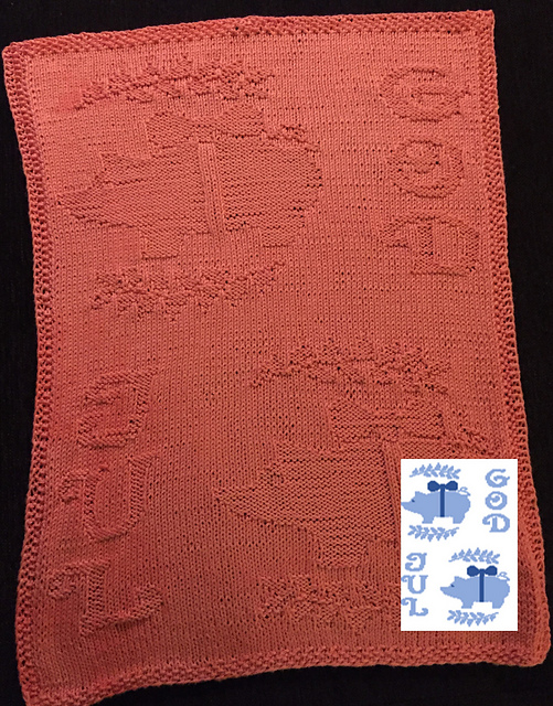 Nr. 336 – 19 – 23. Christmas Pig guest towel