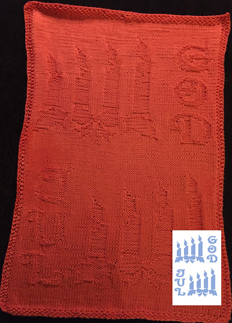 Nr. 337 – 19 – 24.  Christmas Lights guest towel