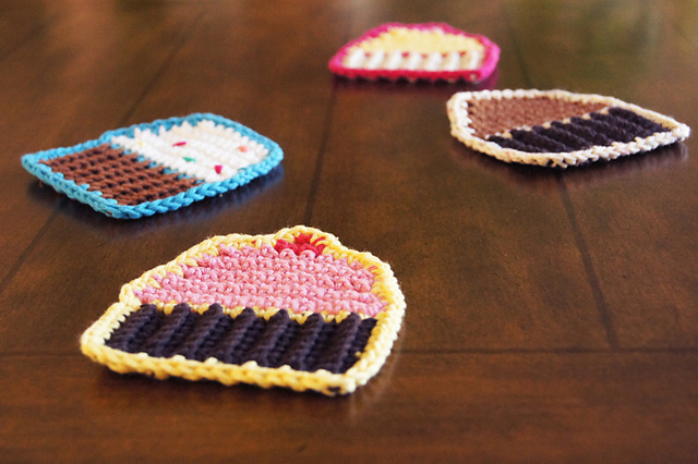 Cupcake Coasters