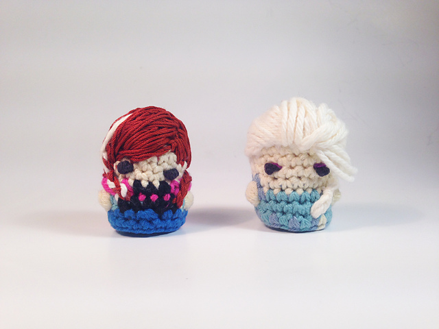 Elsa and Anna Miniature
