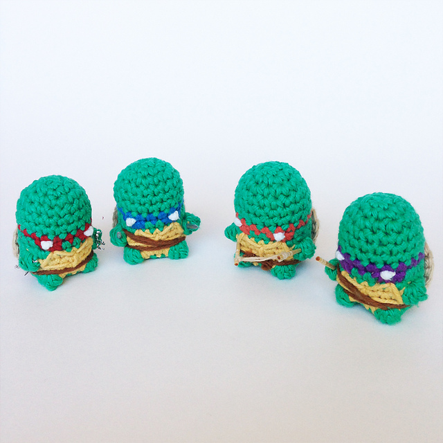 TMNT Teenage Mutant Ninja Turtles Kawaii Keychain