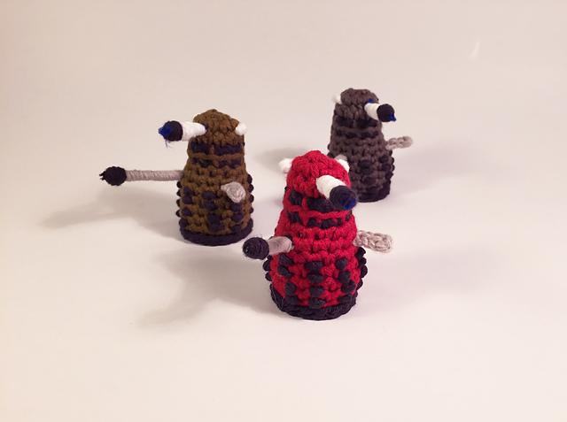 Dalek Kawaii Keychain "Pod People"