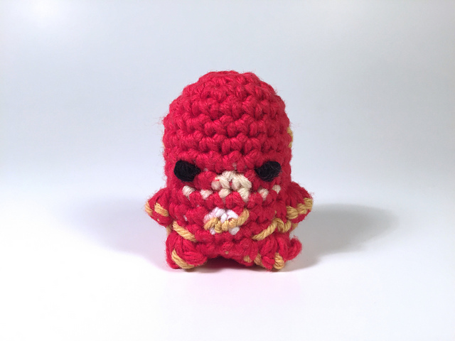 The Flash Kawaii Keychain Miniature Amigurumi Doll