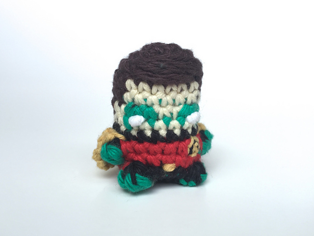 Robin Amigurumi Keychain Miniature Doll