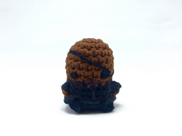 Nick Fury the Avengers Mini Amigurumi Keychain