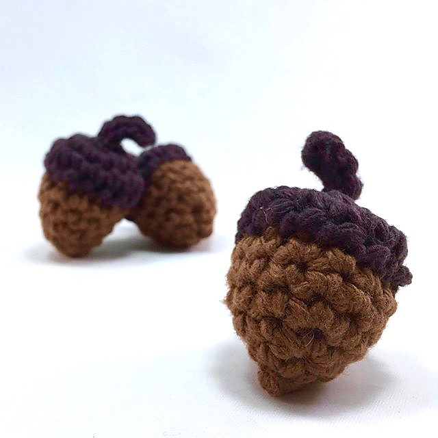 Crocheted Acorns