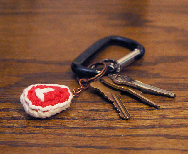 Steak Keychain