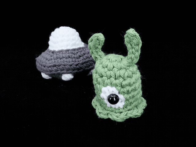 Alien and UFO Amigurumi