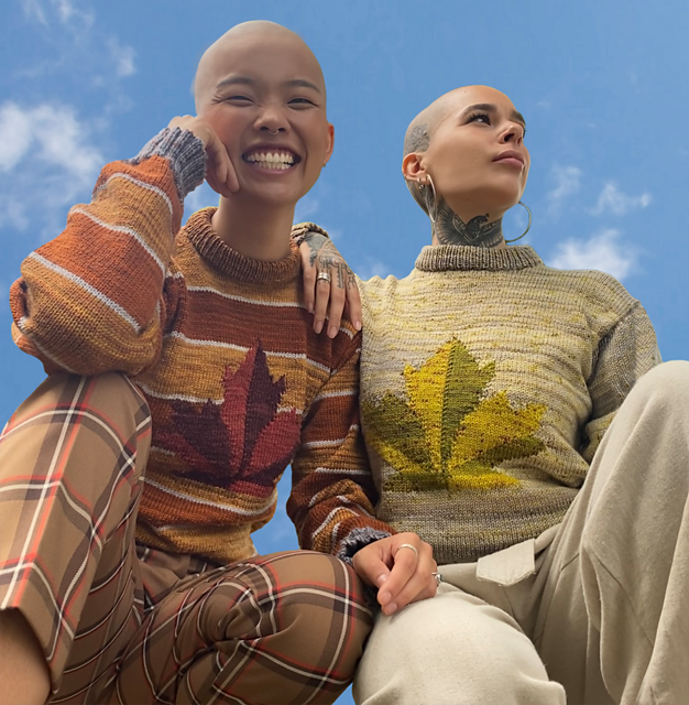 Iconic Leaf  Sweater