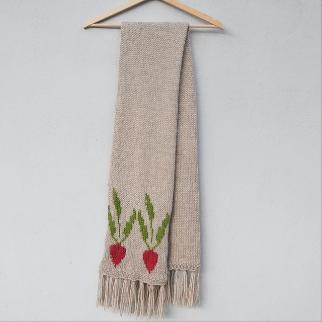 Viveta's radishes scarf
