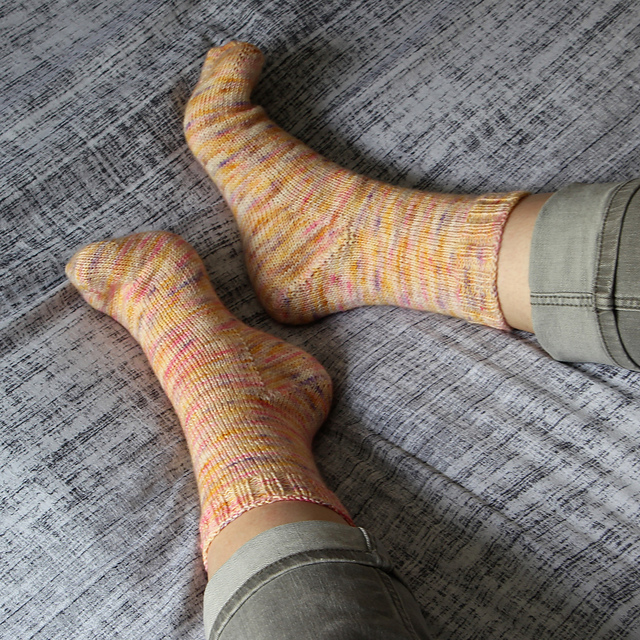Louleigh's Favourite Toe-up Socks