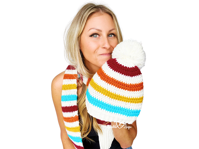 Fall Fling Hat & Scarf Set