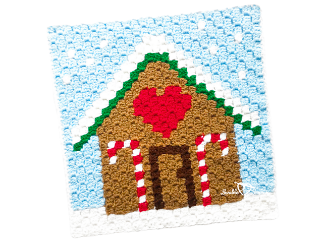 Gingerbread House Square