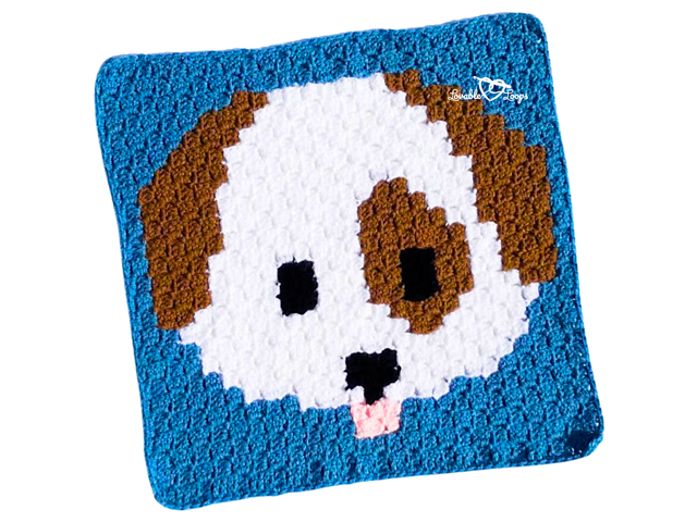 Dog Emoji Square