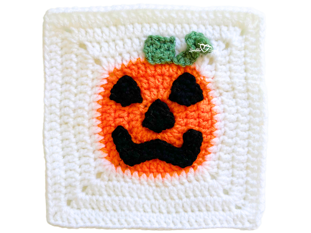 Ravelry: Jack-o-Lantern Granny Square pattern by Melissa Hassler