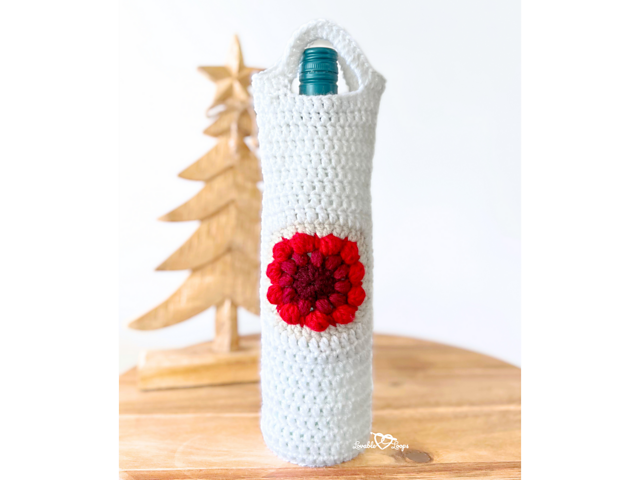 Festive Nordic Wine Bag