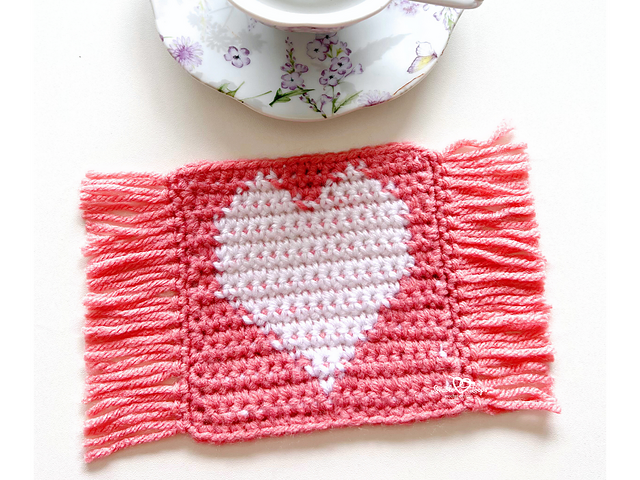 Cup of Love Heart Coaster