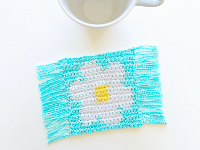 Blooming Daisy Flower Coaster