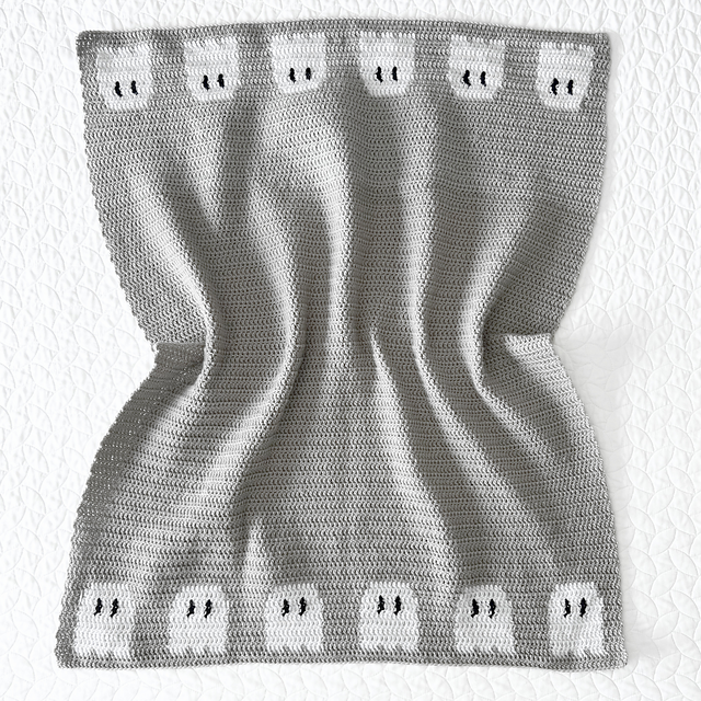 Ghost baby blanket