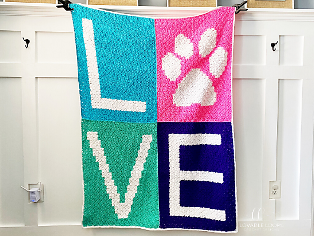 Paw Print Blanket