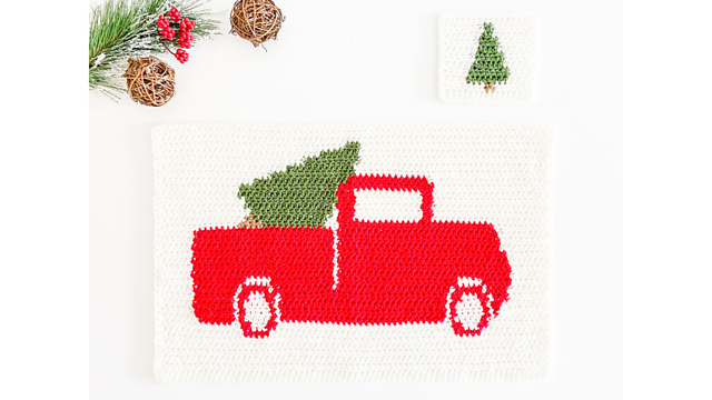 Winter Placemat & Coaster Set