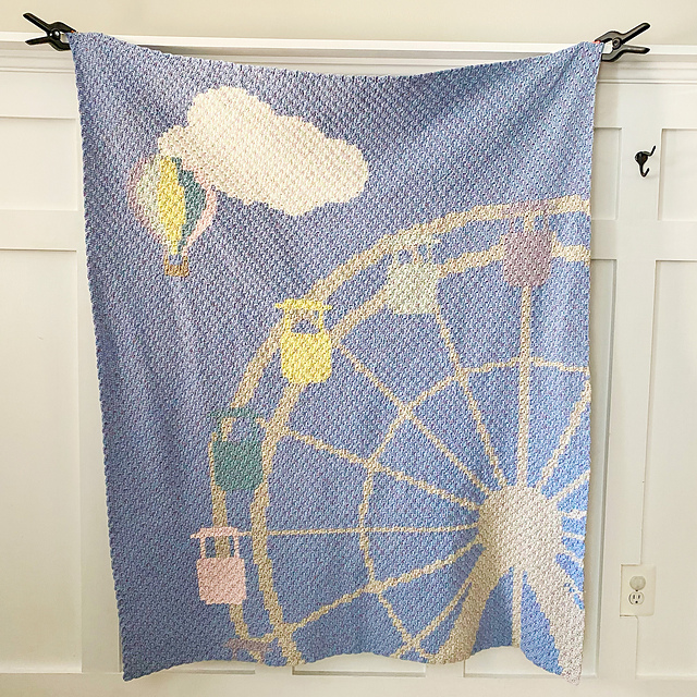 Ravelry carnival blanket pattern by melissa hassler
