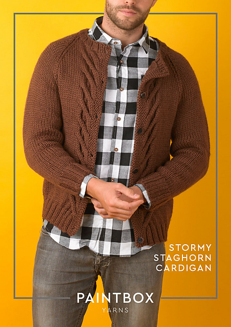 Stormy Staghorn Cardigan