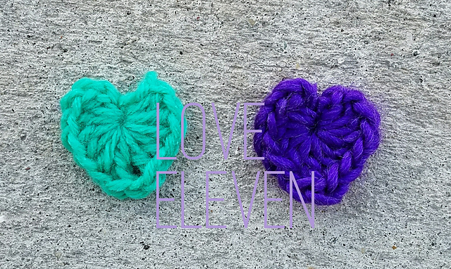 Narrow Heart Appliques