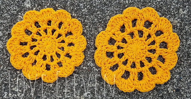 Simone's Scalloped Coasters