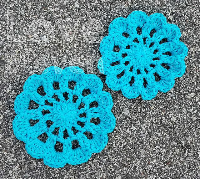 Mandy's Reverse Scalloped Coasters