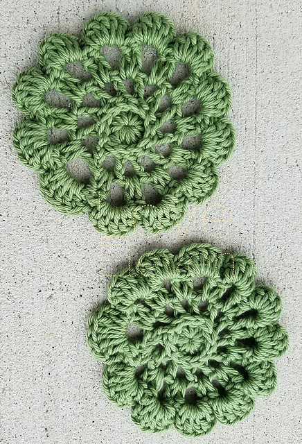 Mandy's Scalloped Coasters