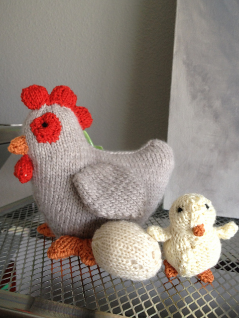 Hen, Chicks, and Eggs