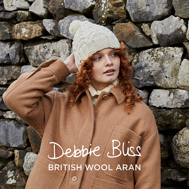 Cabled Bobble Hat -